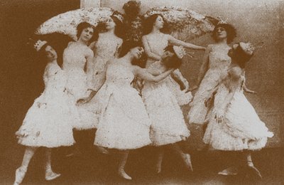 Olga Preobrajenskaya as Odette with Swans, 1895 by Russian Photographer
